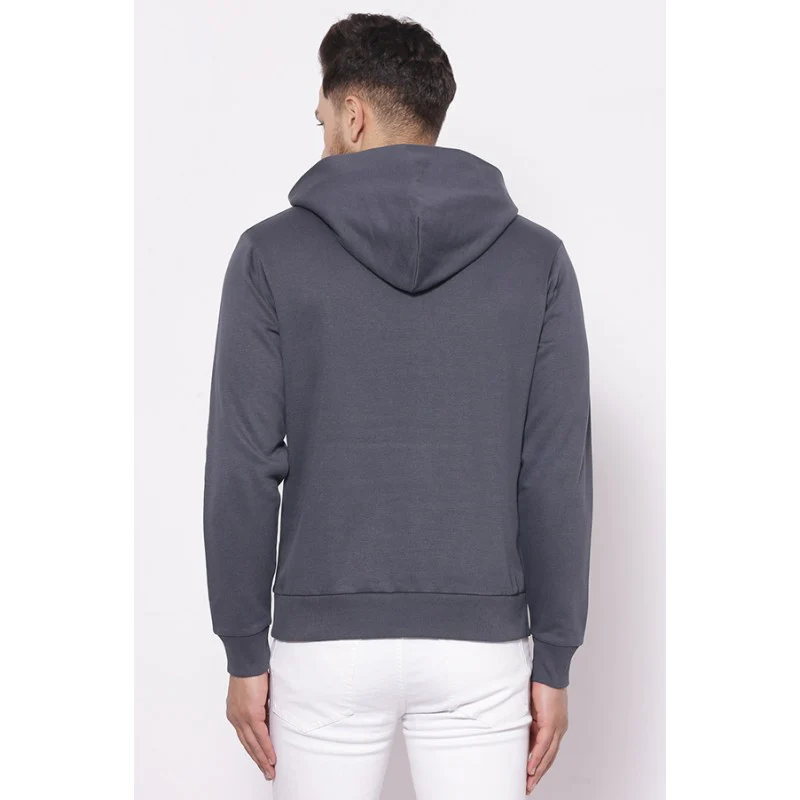 Men's Space Grey Hoodies - Image 3