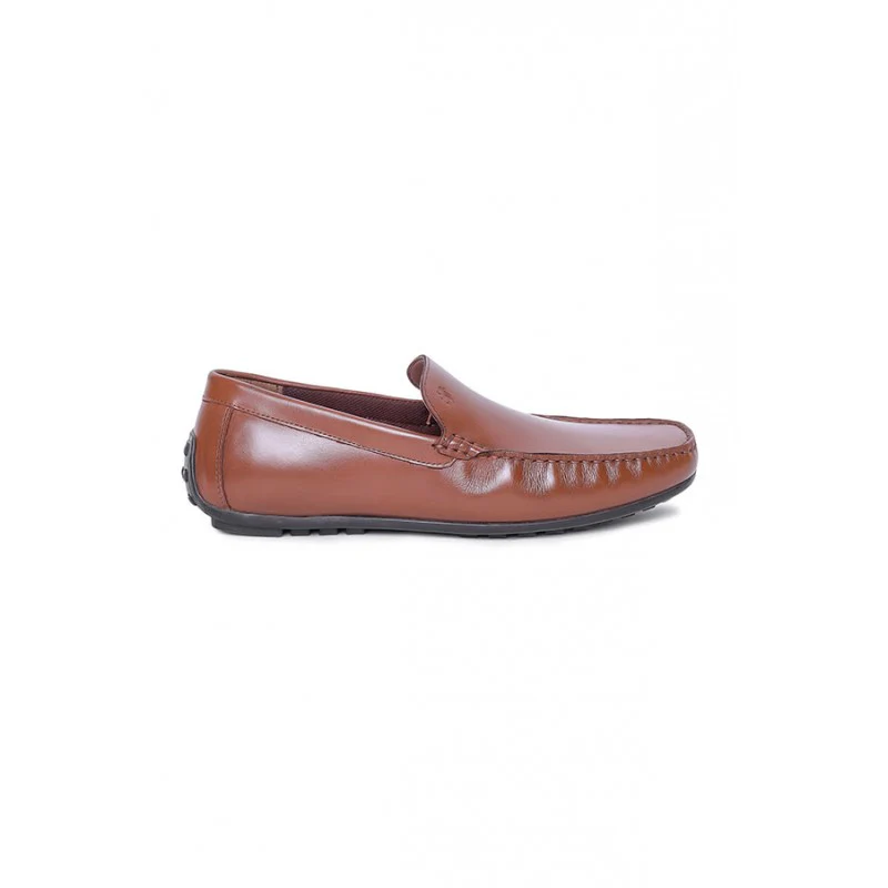 Men's Tan Slip On Shoes - Image 3