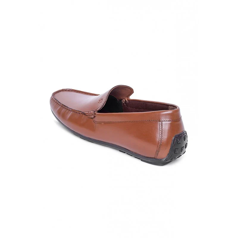 Men's Tan Slip On Shoes - Image 6