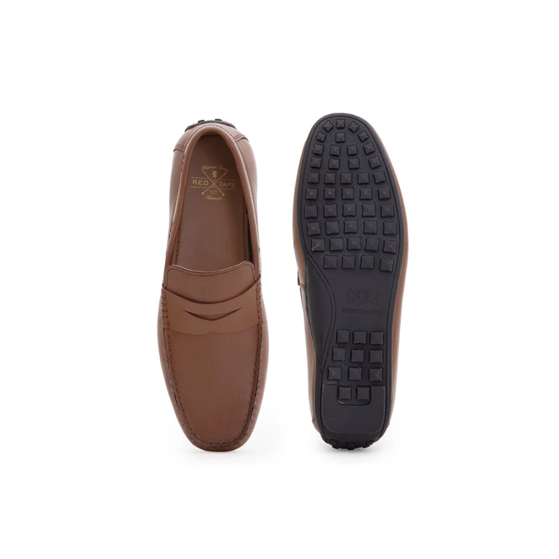 Men Tan Slip - Image 5