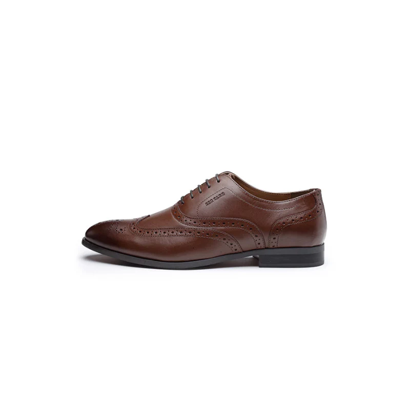 Men's Teak Brogue Shoes - Image 4