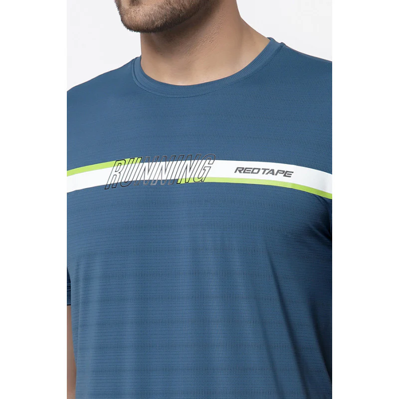 Men's Teal Active wear T-Shirt - Image 5