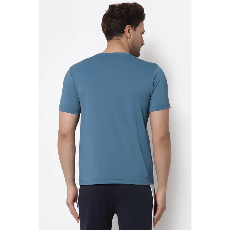Men's Teal Active wear T-Shirt - Image 3