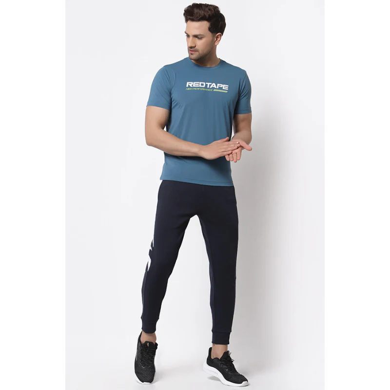Men's Teal Active wear T-Shirt - Image 4