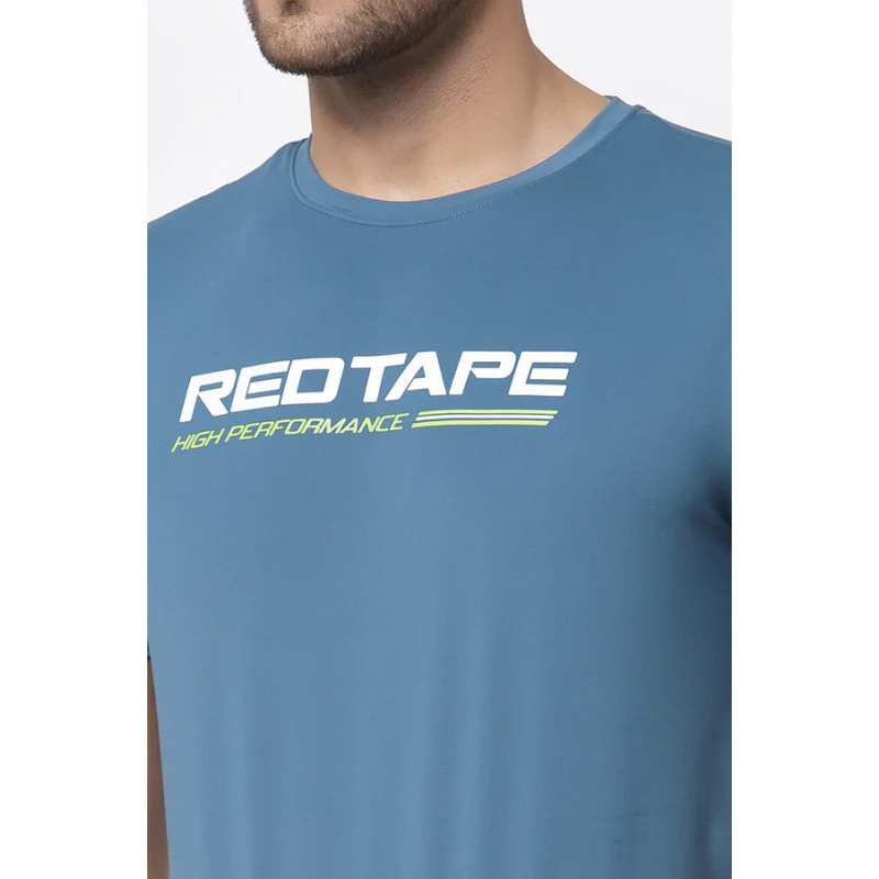 Men's Teal Active wear T-Shirt - Image 5