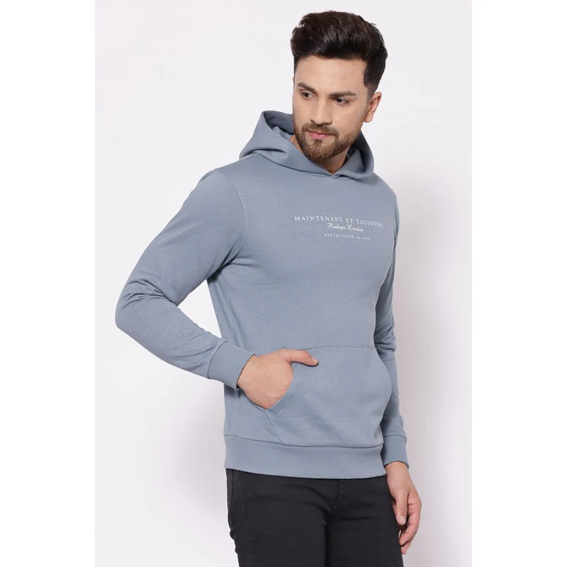 Men's Turq Blue Hoodies - Image 2