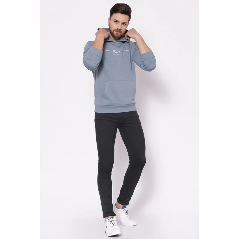 Men's Turq Blue Hoodies - Image 4