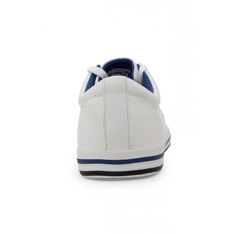 Men's White And Blue Sneakers - Image 7