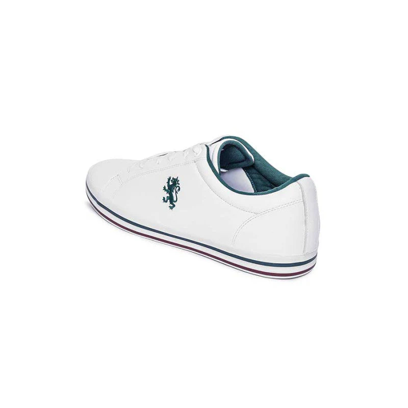 Men's White And Emerald Sneakers - Image 7