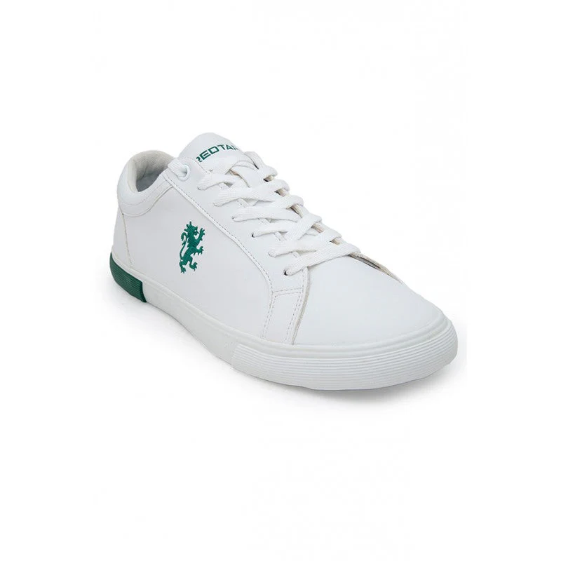 Men's White And Green Sneakers - Image 2