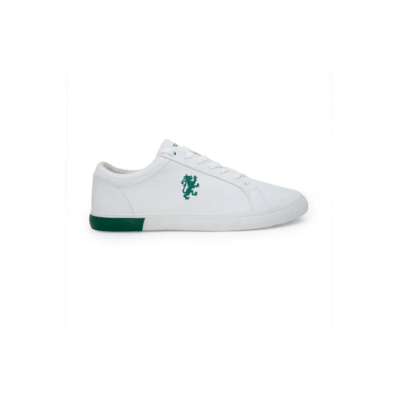 Men's White And Green Sneakers - Image 3