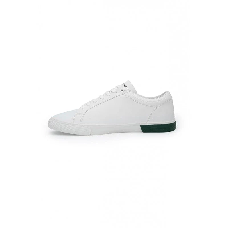 Men's White And Green Sneakers - Image 4