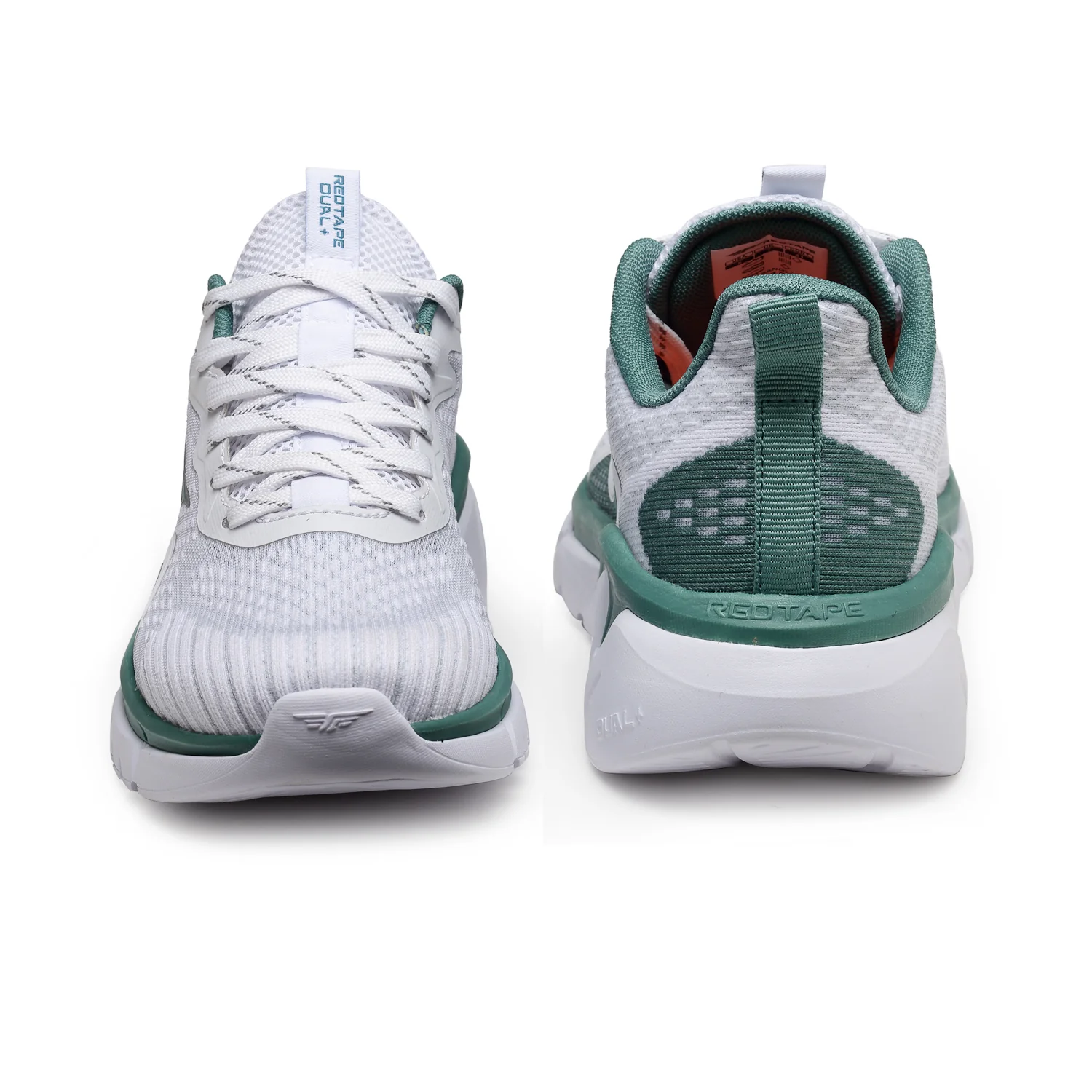 Men White And Green Walking Shoes - Image 4