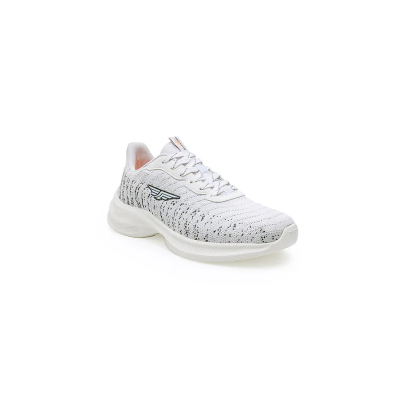 Men's White & Black Walking Shoes - Image 2