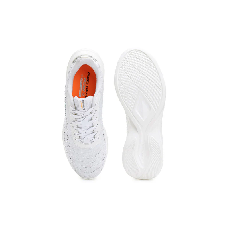 Men's White & Black Walking Shoes - Image 6