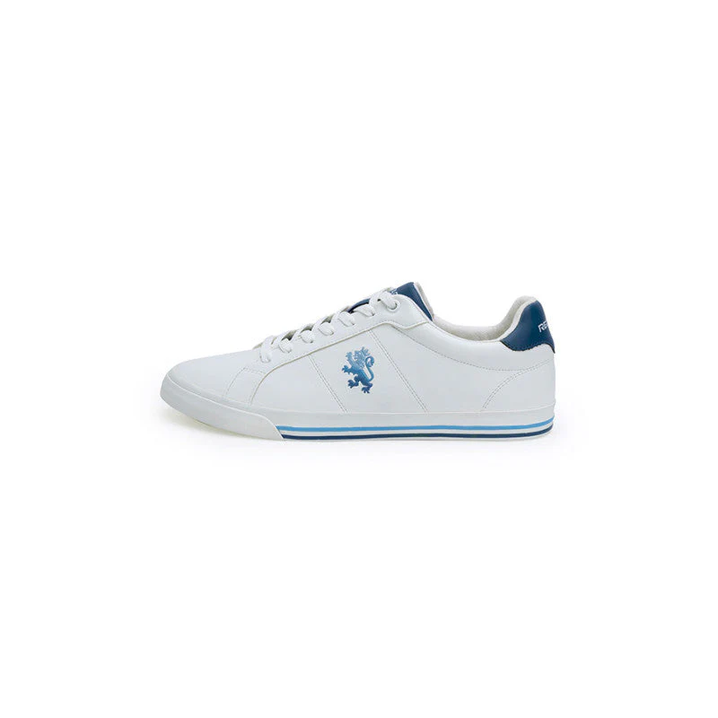 Men White & Blue Sneakers - Image 4