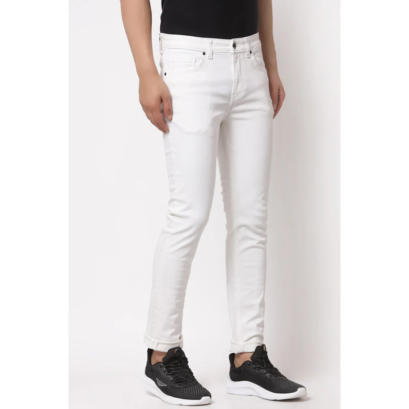 Men White Jeans - Image 2