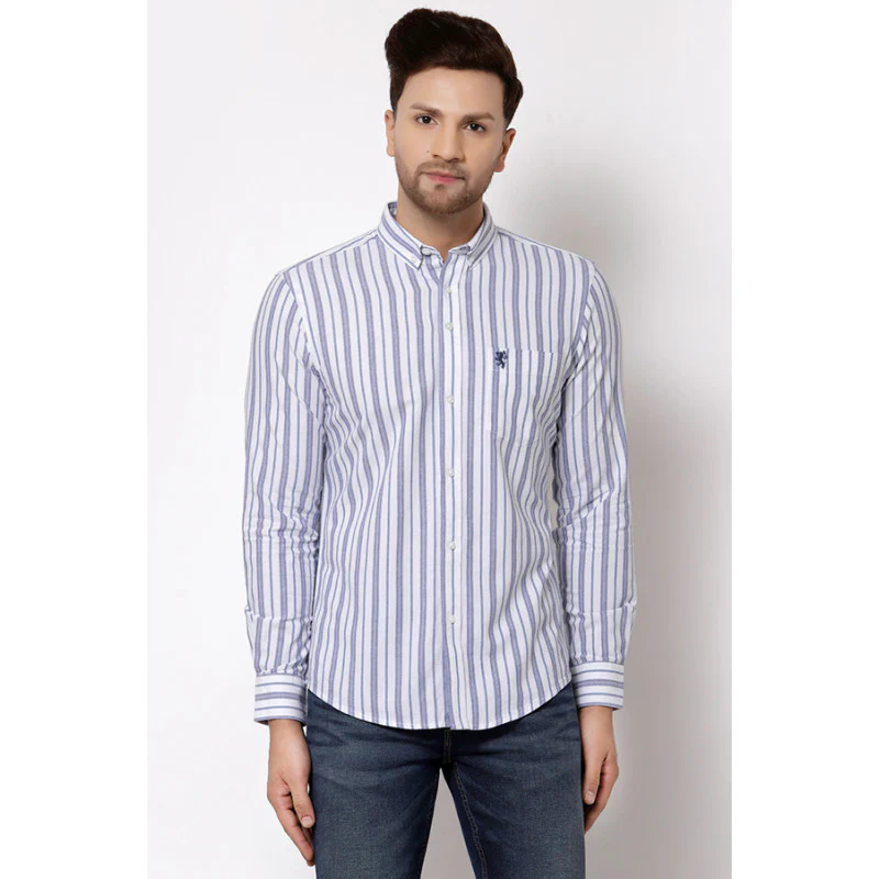Men's White Stripe Shirt - Image 2