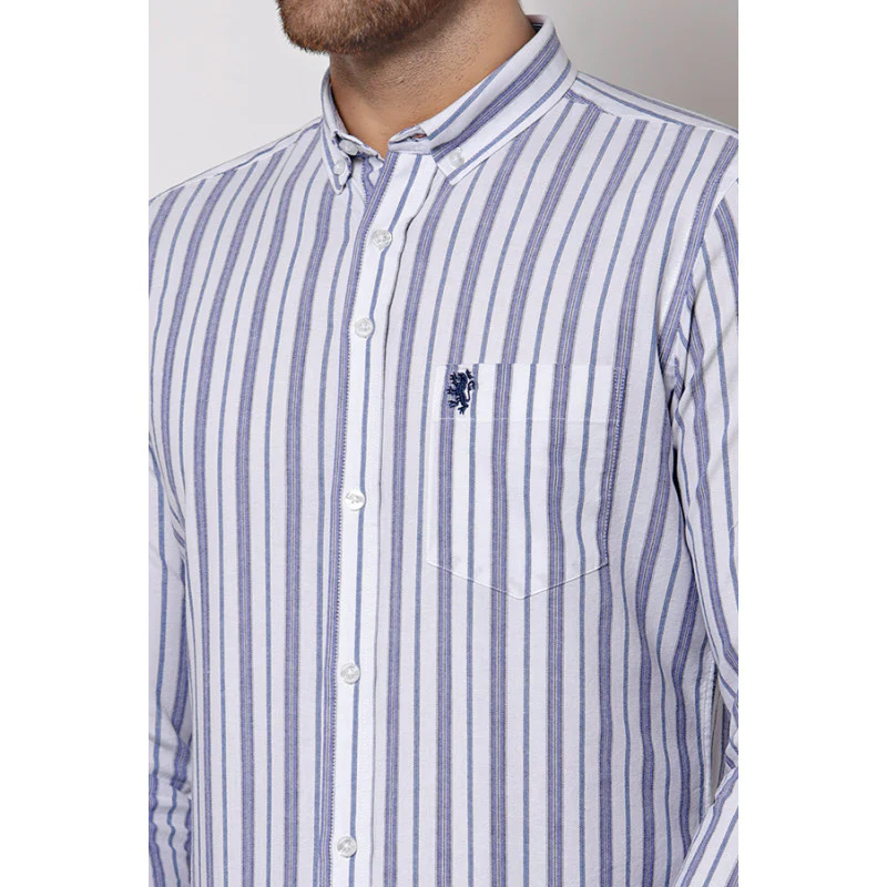 Men's White Stripe Shirt - Image 5