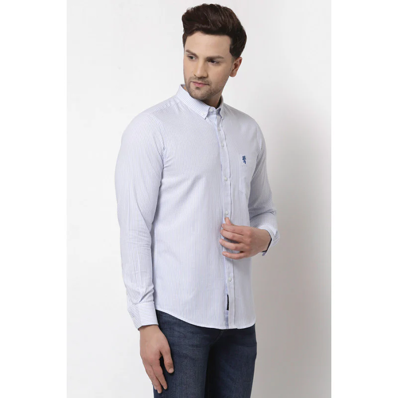 Men's White Stripe Shirt - Image 2