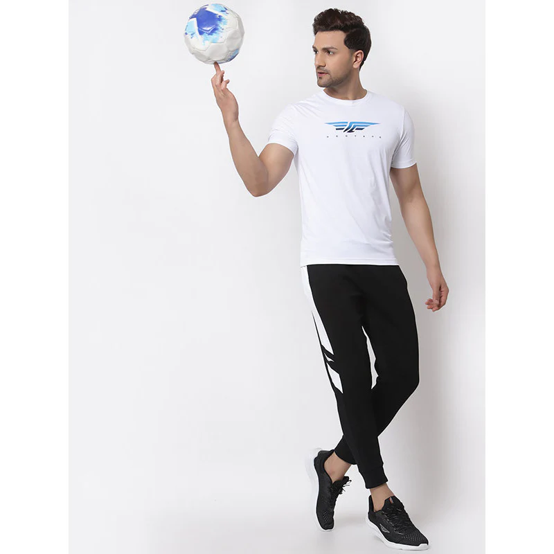 Men's White Active wear T-Shirt - Image 5