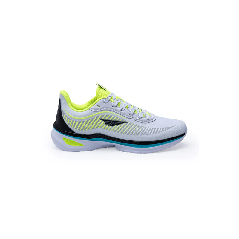 Men's White & Neon Walking Shoes - Image 3