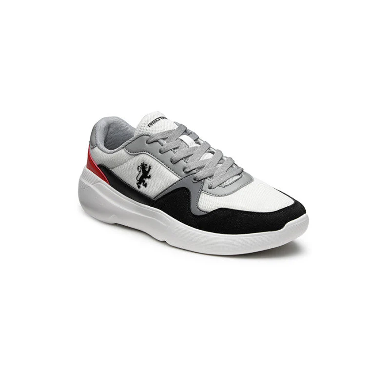 Men's White/Red Sneakers - Image 2