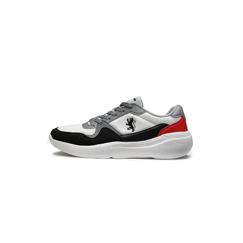 Men's White/Red Sneakers - Image 4