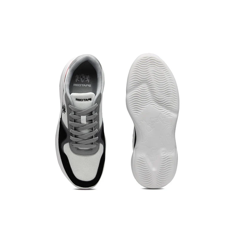 Men's White/Red Sneakers - Image 6