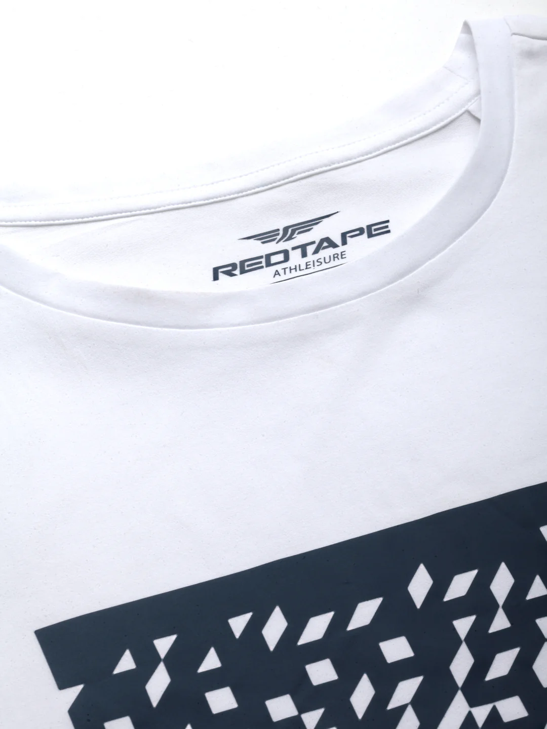 Men White Round Neck Activewear T-Shirt - Image 5