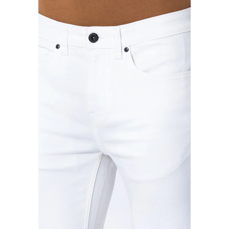 Men White Skinny Jeans - Image 4