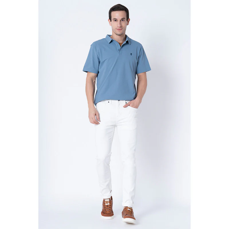 Men White Skinny Jeans - Image 5