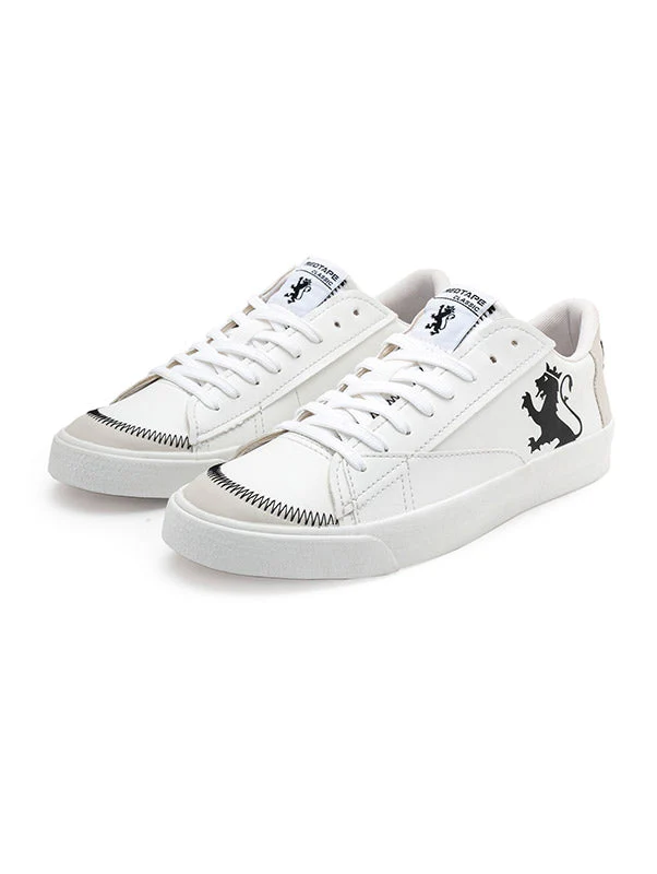 RedTape Mens White Vulcanised Shoes - Image 5