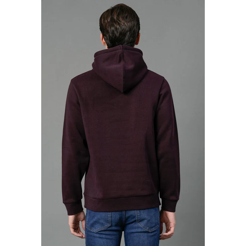 Men's Wine Graphic Print Hoodie - Image 3