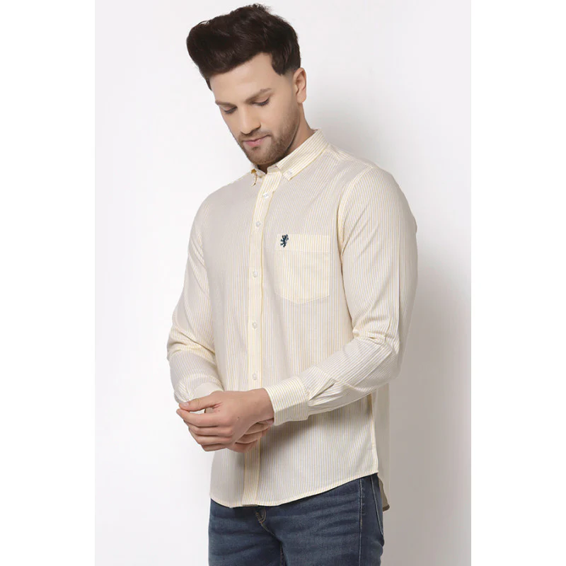 Men's Yellow Stripe Shirt - Image 2