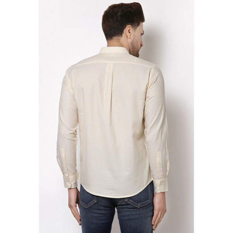 Men's Yellow Stripe Shirt - Image 3