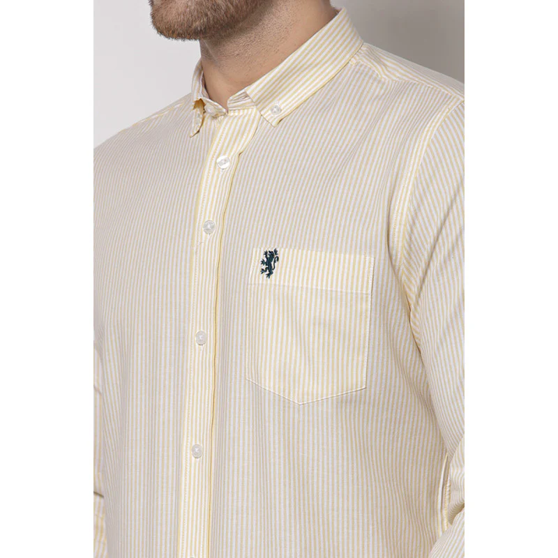 Men's Yellow Stripe Shirt - Image 5