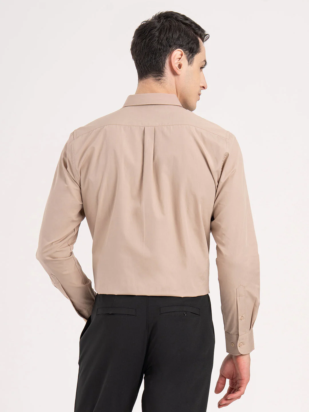 Mens Full Sleeve Solid Shirt - Image 4
