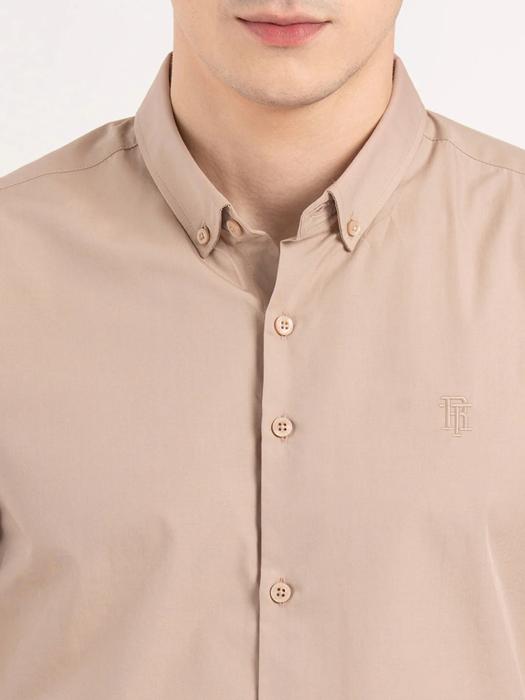 Mens Full Sleeve Solid Shirt - Image 5