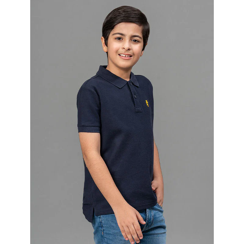 Navy Blue T-Shirt for Boys - Image 2