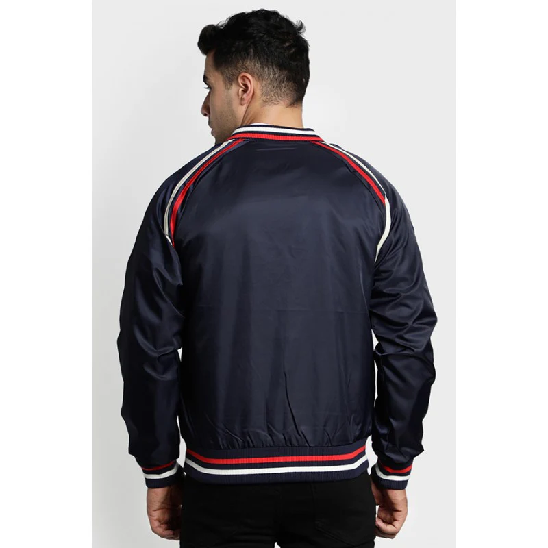 Navy Green Reversible Men's Jacket - Image 4