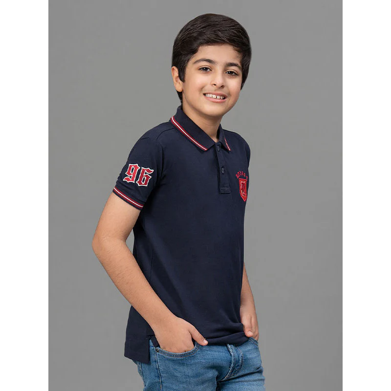 Navy T-Shirt for Boys - Image 2
