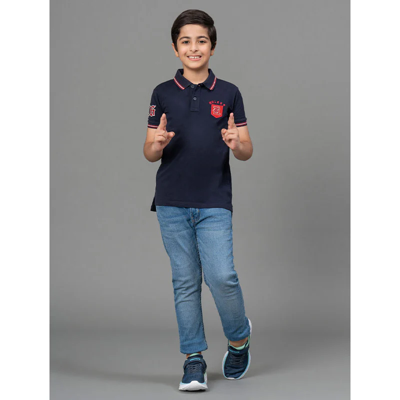 Navy T-Shirt for Boys - Image 5