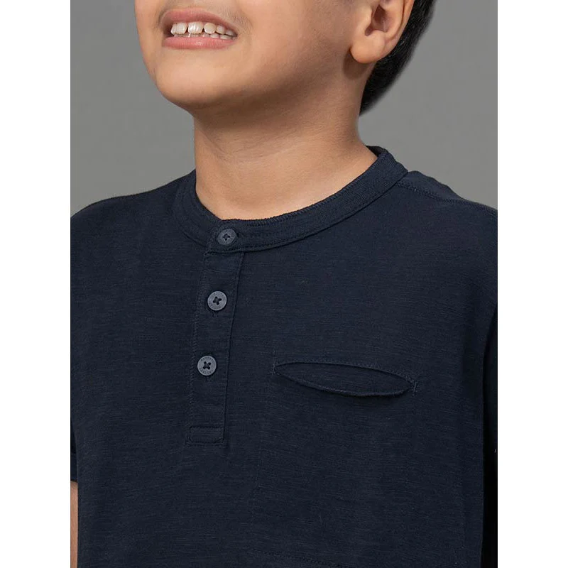 Navy T-Shirt for Boys - Image 4