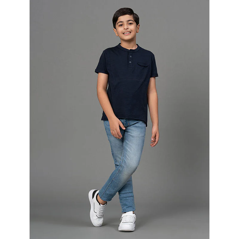 Navy T-Shirt for Boys - Image 5