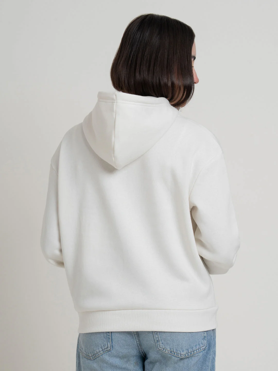 off-White Hoodies for Women | Full-Zip Hoodie for Everyday Comfort - Image 5
