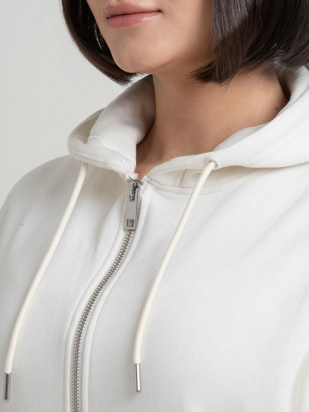 off-White Hoodies for Women | Full-Zip Hoodie for Everyday Comfort - Image 6