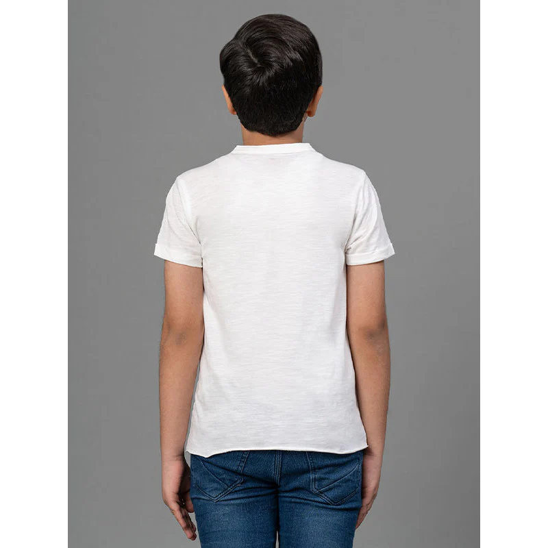 Off White T-Shirt for Boys - Image 3