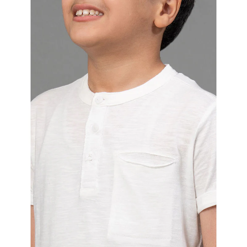 Off White T-Shirt for Boys - Image 4