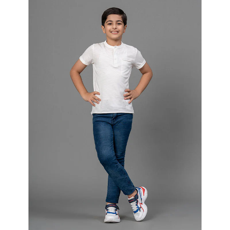 Off White T-Shirt for Boys - Image 5